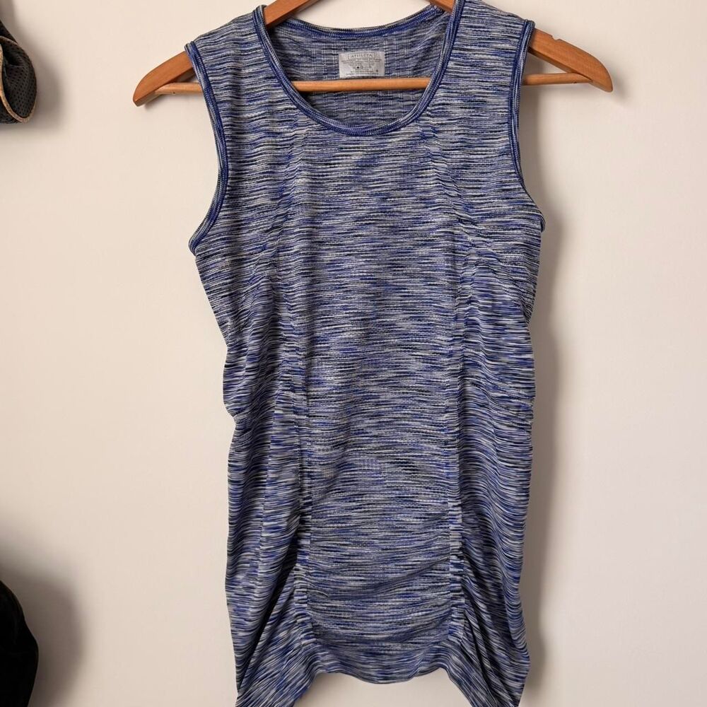 Athleta Sleeveless Gathered Ruched Fitted Top Size S